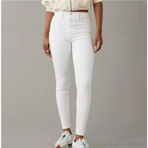 American Eagle Women's White Hi Rise Jegging